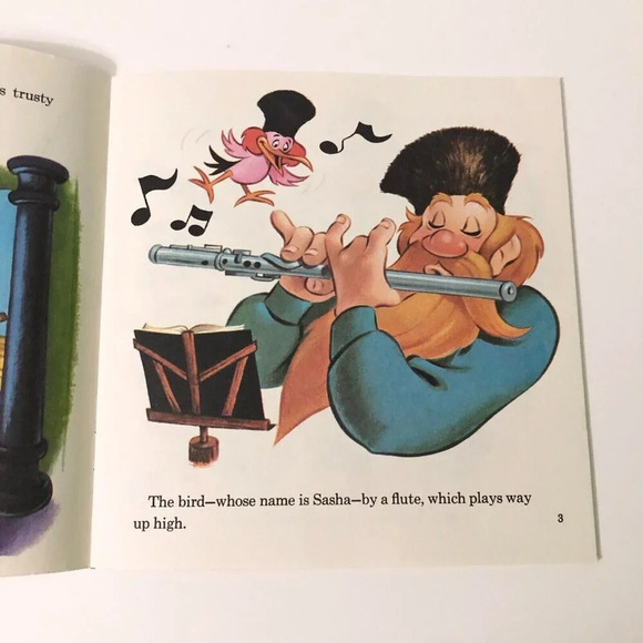Vintage 1978 Peter and the Wolf Walt Disneys Storyteller Book only NO Tape - Picture 7 of 12